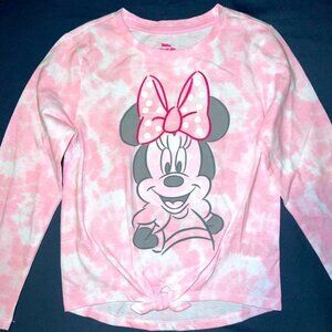 Minnie Mouse Long Sleeve Tie Dye Tee